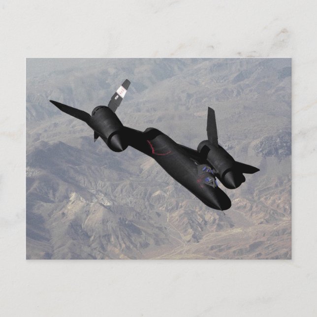 SR 71 Blackbird-vykort Vykort (Framsida)