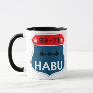 SR-71 Habu Mach 3 minnesmärke Mugg