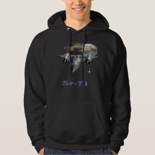 Sr-71 militärspion flygplan hoodie