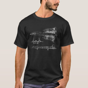 SR 71 Stealth Reconnaissance Warplane Blueprint Sc T Shirt
