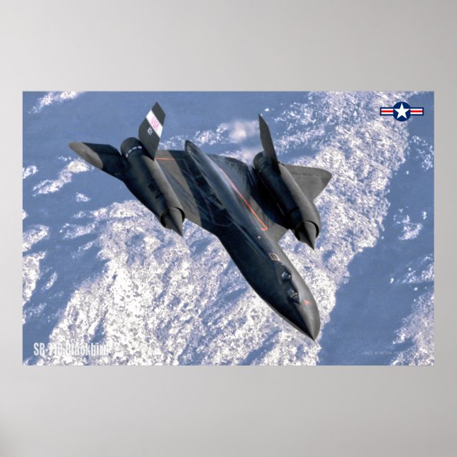 SR-71B BLACKBIRD POSTER (Framsidan)