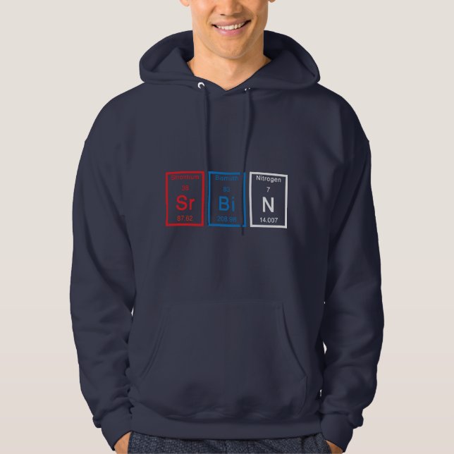 Sr Bi N pperiodni sistem elemenata Hoodie (Framsida)