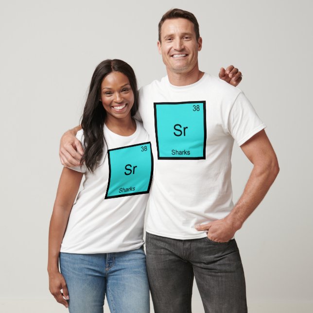 Sr - Hajar Roligt Element Kemi Symbol T-Shirt (Unisex)