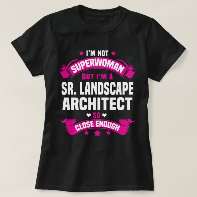 Sr. Landskapsarkitekt T Shirt (Design framsida)