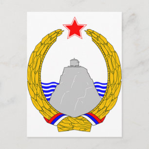 SR Montenegro jackar om arm Vykort