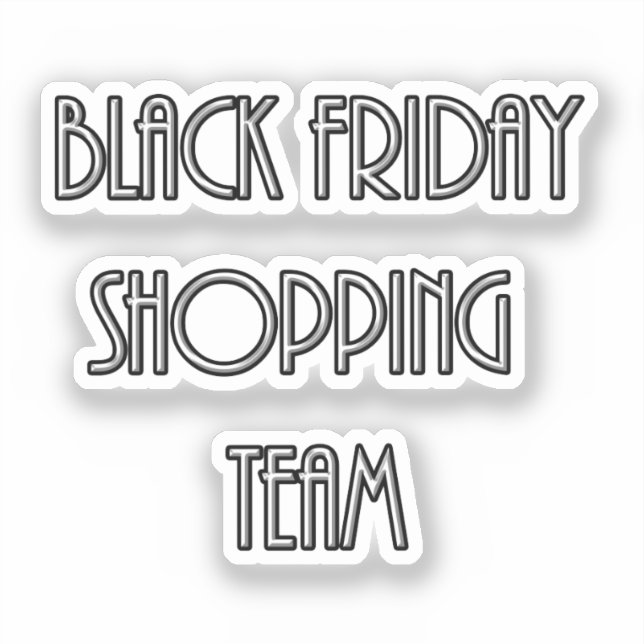 Srapbok BLACK FRIDAY Klistermärken (Framsida)