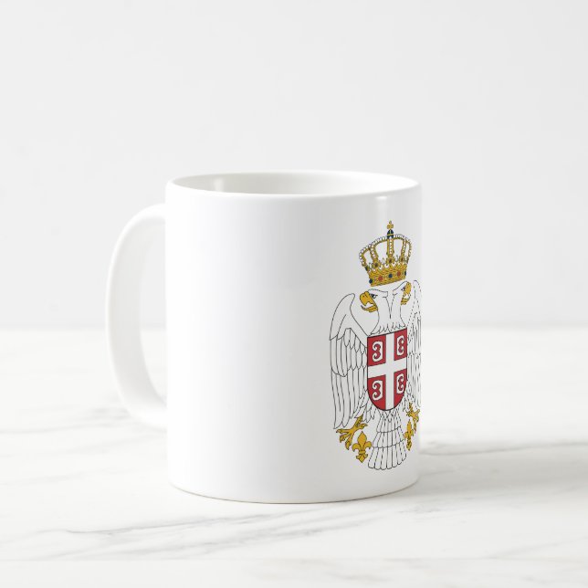Srbija Dvoglavi Orao Kaffemugg (Framsida vänster)