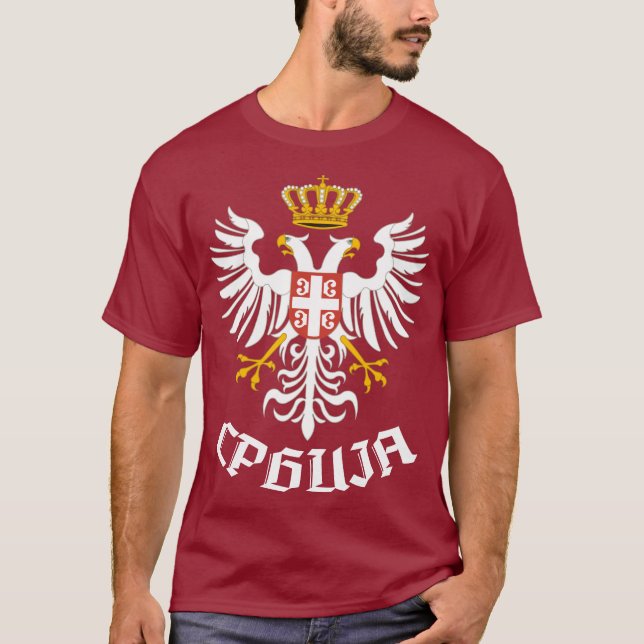 Srbija Gotic T Shirt (Framsida)