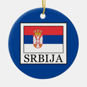 Srbija Julgransprydnad Keramik