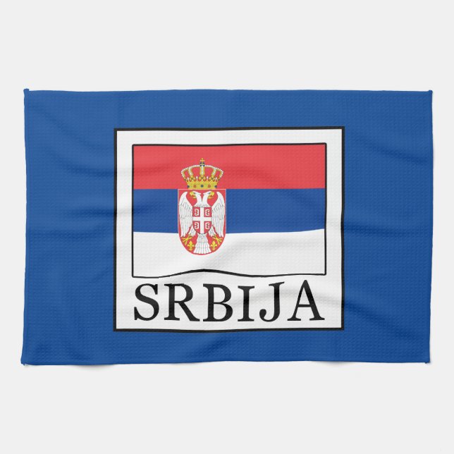 Srbija Kökshandduk (Horisontell)
