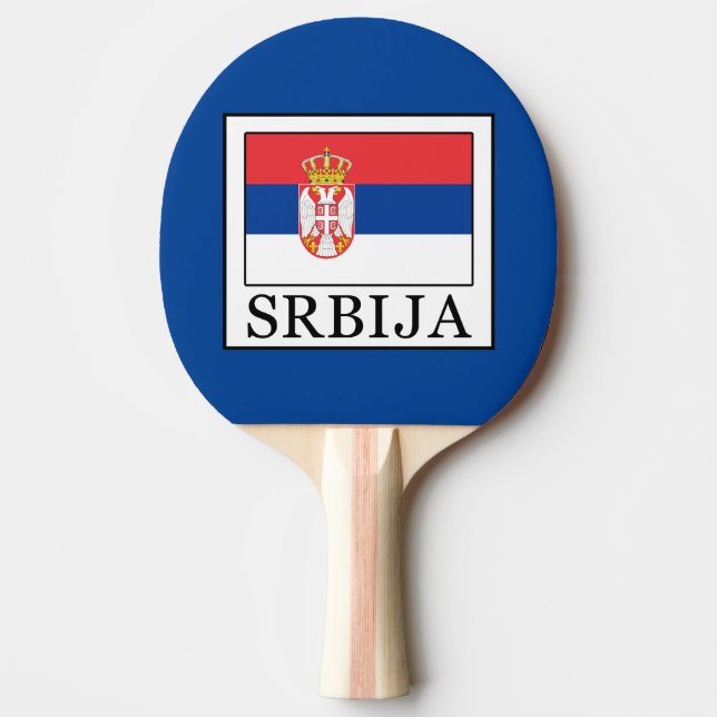 Srbija Pingisracket (Framsidan)
