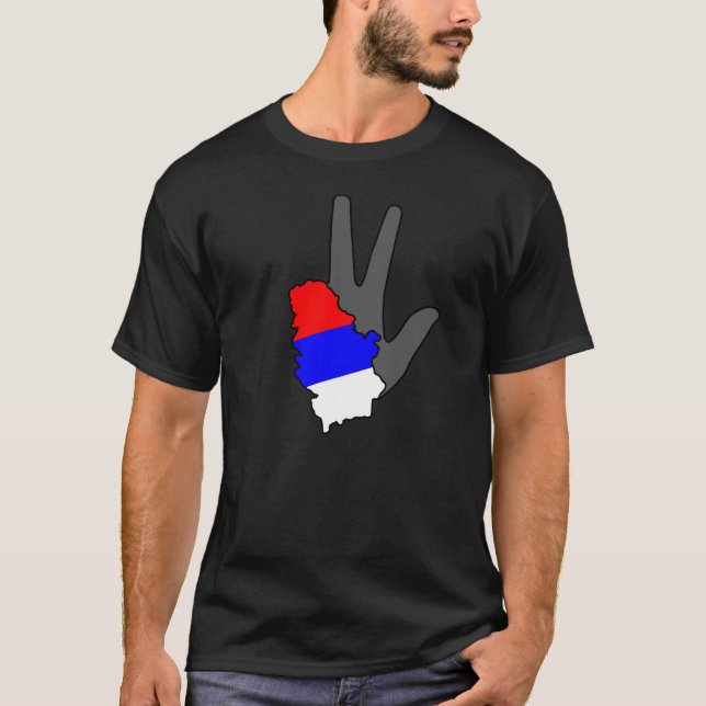 SRBIJA - SERBIA TEE (Framsida)