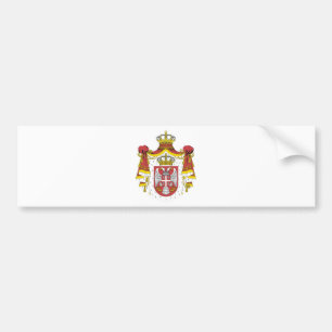 Srbija stora Grb - Veliki/den serbiska Bildekal