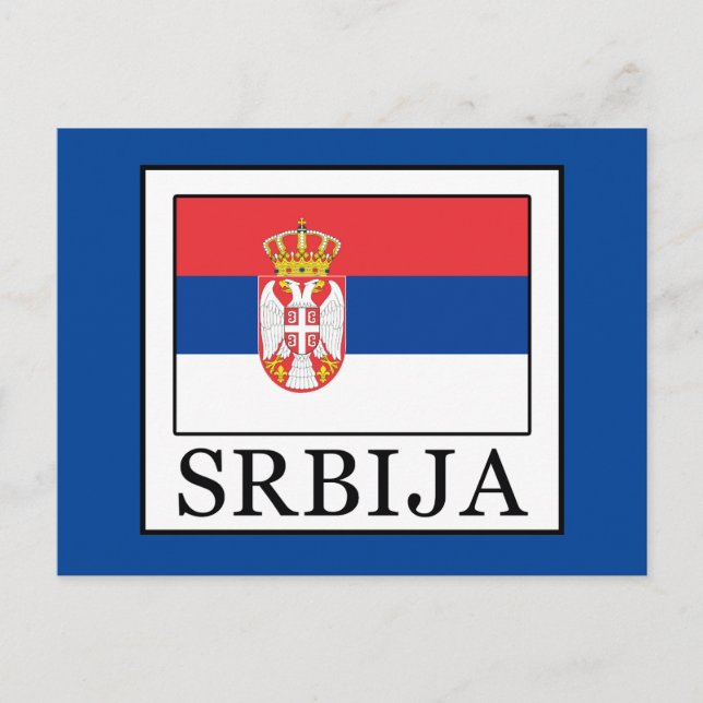 Srbija Vykort (Framsida)