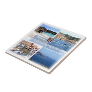 SRD023 LA MADDALENA, Moasik, Sardinien, Kakelplatta