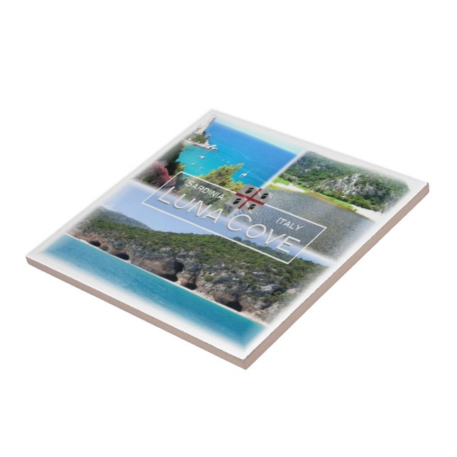 SRD031 LUNA COVE, Mosaic, Sardinien Kakelplatta (Sidan)