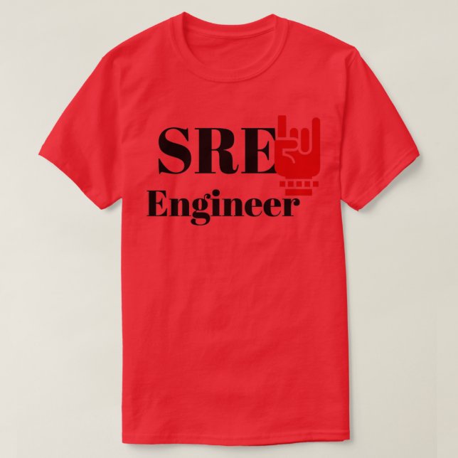 SRE Ingenjör T Shirt (Design framsida)