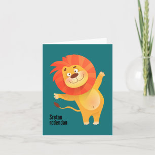 Sretan rođendan, kroatiska Grattis på födelsedagen Kort