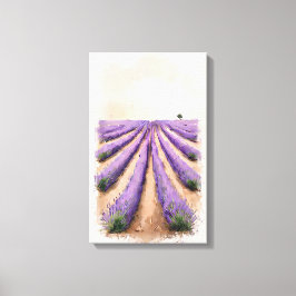 Sretched Canvas - Lavender Fält-målning