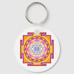 Sri Chakra Goddess Shri Lalitha Tripura Sundari Nyckelring