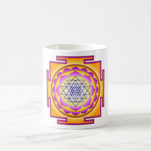 Sri Chakra gudinna Shri Lalitha Tripura Sundari Kaffemugg