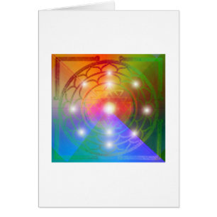 Sri Chakra Yantra Hälsningskort