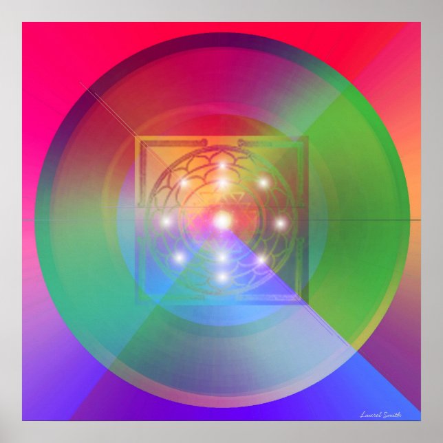 Sri Chakra Yantra Poster (Framsidan)