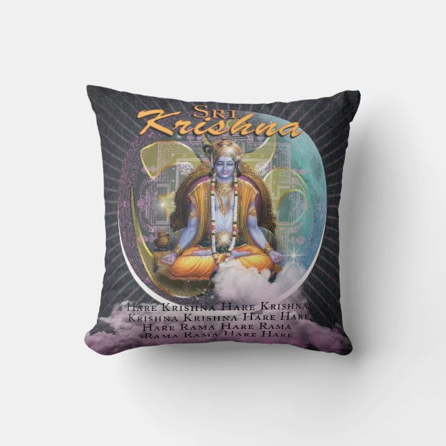 SRI KRISHNA - Pillow Kudde (Framsida)