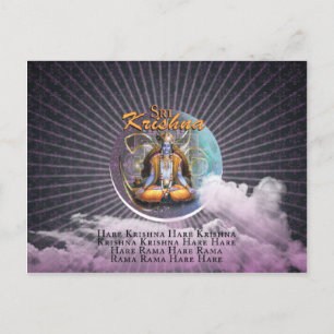 SRI KRISHNA - vykort