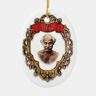 Sri Lahiri Mahasaya Yogaprydnad Julgransprydnad Keramik