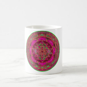 Sri Lakshmi Yantra Mandala Kaffemugg
