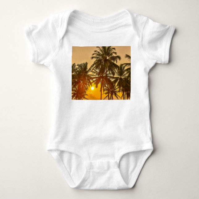 Sri Lanka Beach Sunset View T Shirt (Framsida)