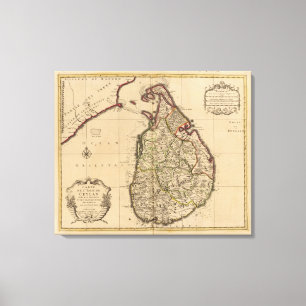 Sri Lanka Canvastryck