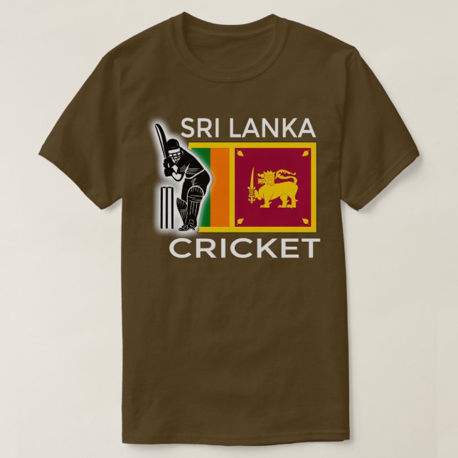 Sri Lanka Cricket 5 T Shirt (Design framsida)