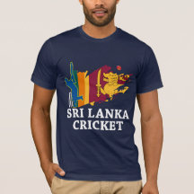 Sri Lanka Cricket Flagga Brush Stroke Gift