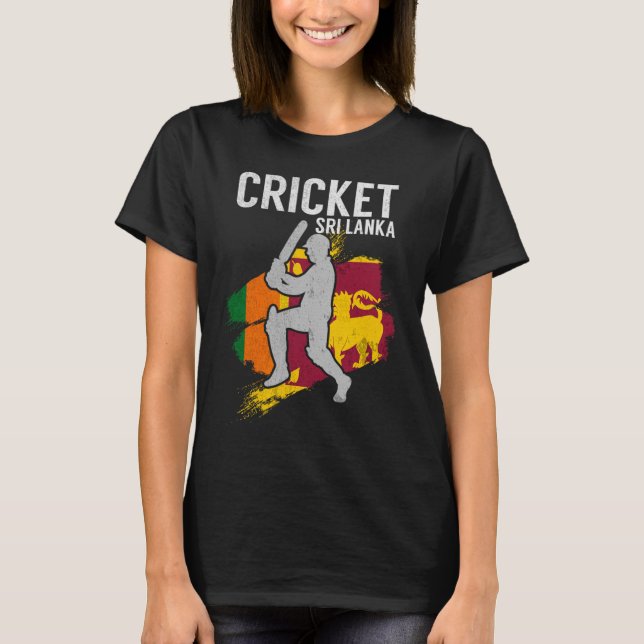 Sri Lanka Cricket Team  T Shirt (Framsida)