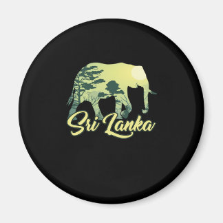 Sri Lanka Elephant Nature Älskare Traveler Gift Magnet