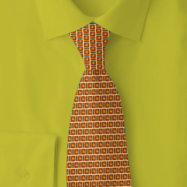 Sri Lanka Flag Brick Pattern Slips (Skapare uppladdad)