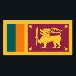 Sri Lanka Flag Fototryck<br><div class="desc">Patriotic flag of Sri Lanka.</div>