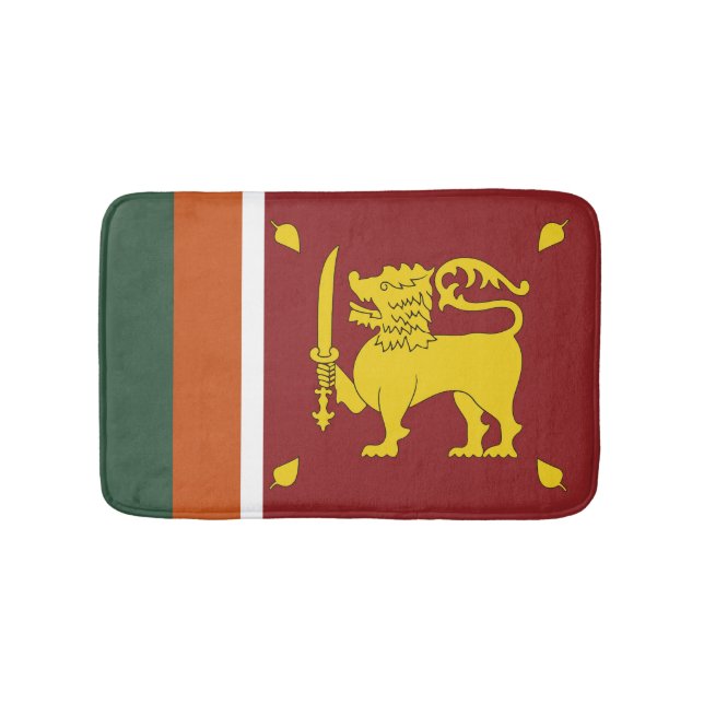 Sri Lanka flagga Badrumsmatta (Framsidan)