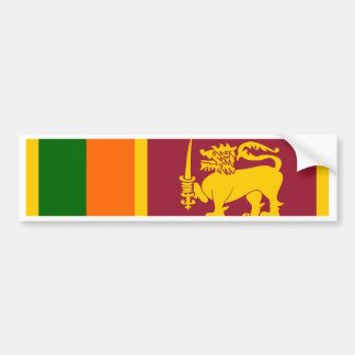 Sri Lanka flagga Bildekal