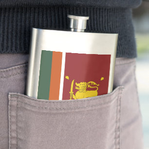 Sri Lanka flagga Fickplunta