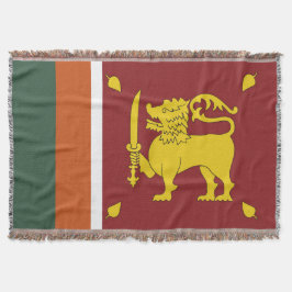 Sri Lanka flagga Filt