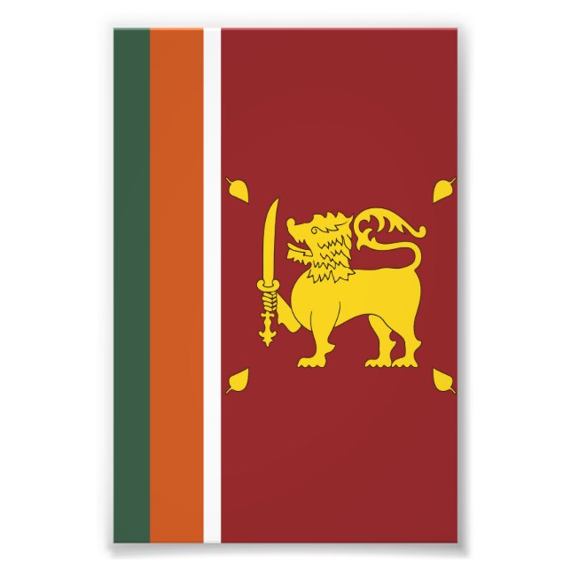 Sri Lanka flagga Fototryck (Framsidan)