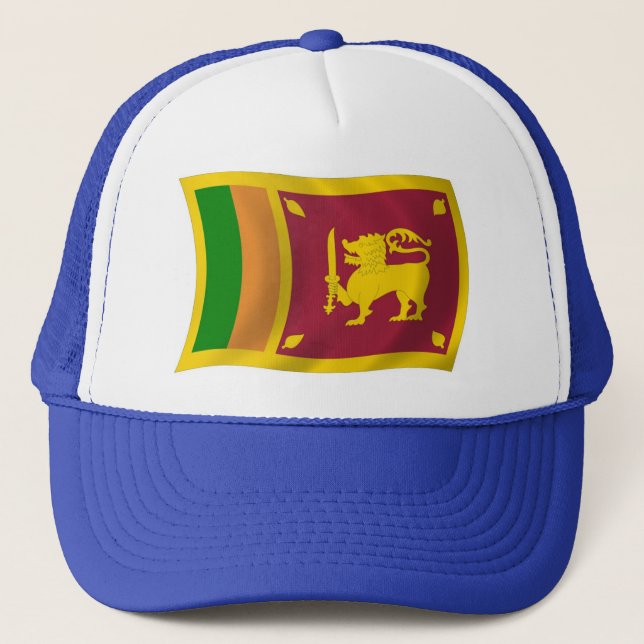 Sri Lanka Flagga Hatt Keps (Framsida)