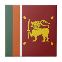 Sri Lanka flagga