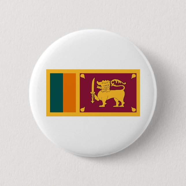 Sri Lanka Flagga Knapp (Framsida)