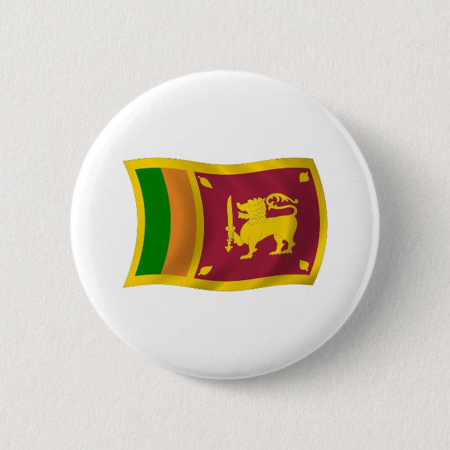 Sri Lanka Flagga Knapp (Framsida)
