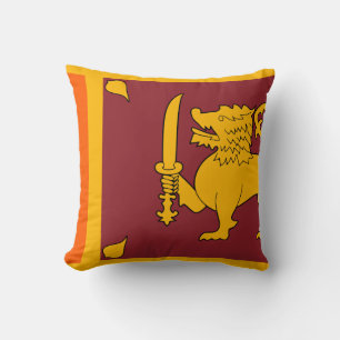 Sri Lanka Flagga Kudde