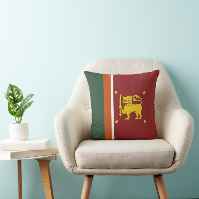 Sri Lanka flagga Kudde (Stol)